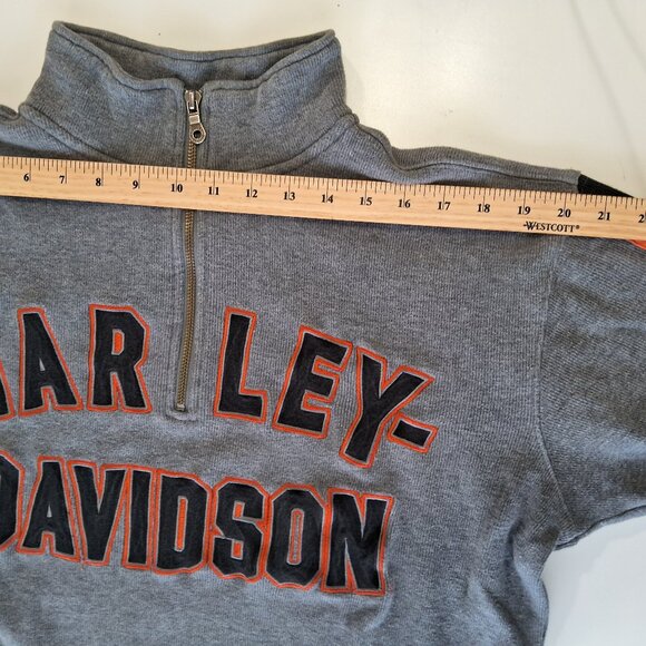 Harley-Davidson Quarter Zip Sweater - Picture 6 of 13